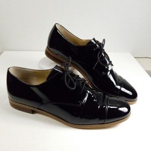 Michael Kors Black Patent leather oxford 9 M